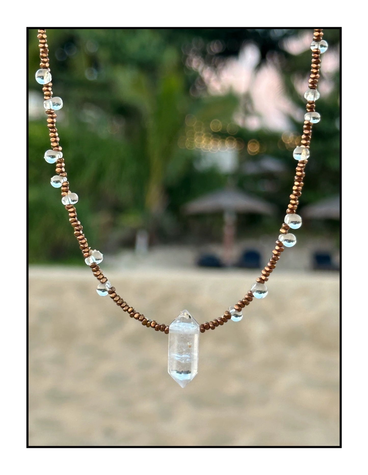 White Quartz Necklace Wishing Accessories