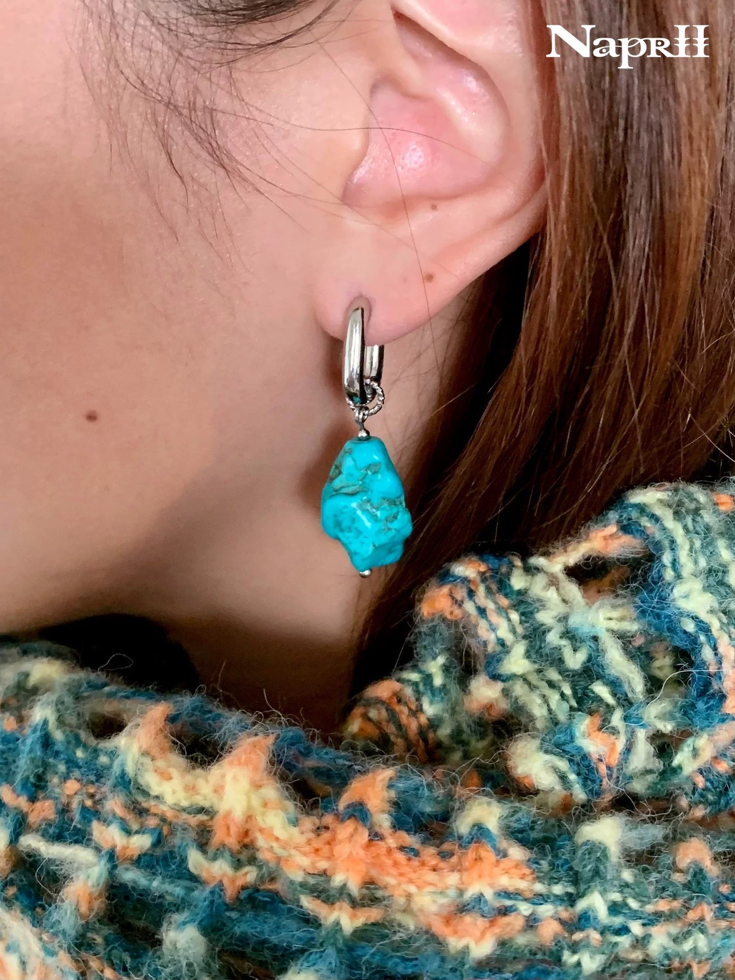 Tibetan Turquoise Earrings