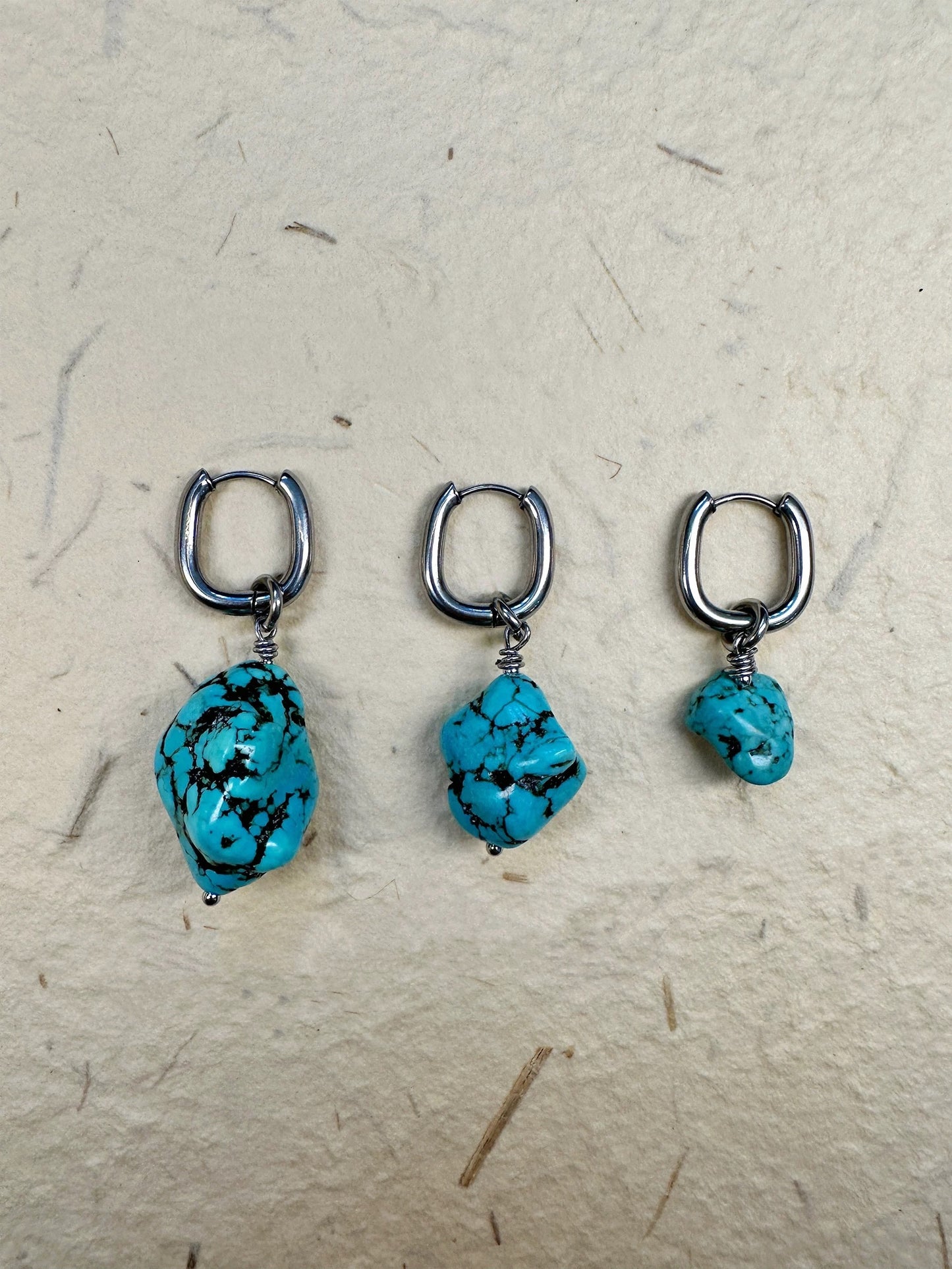 Tibetan Turquoise Earrings