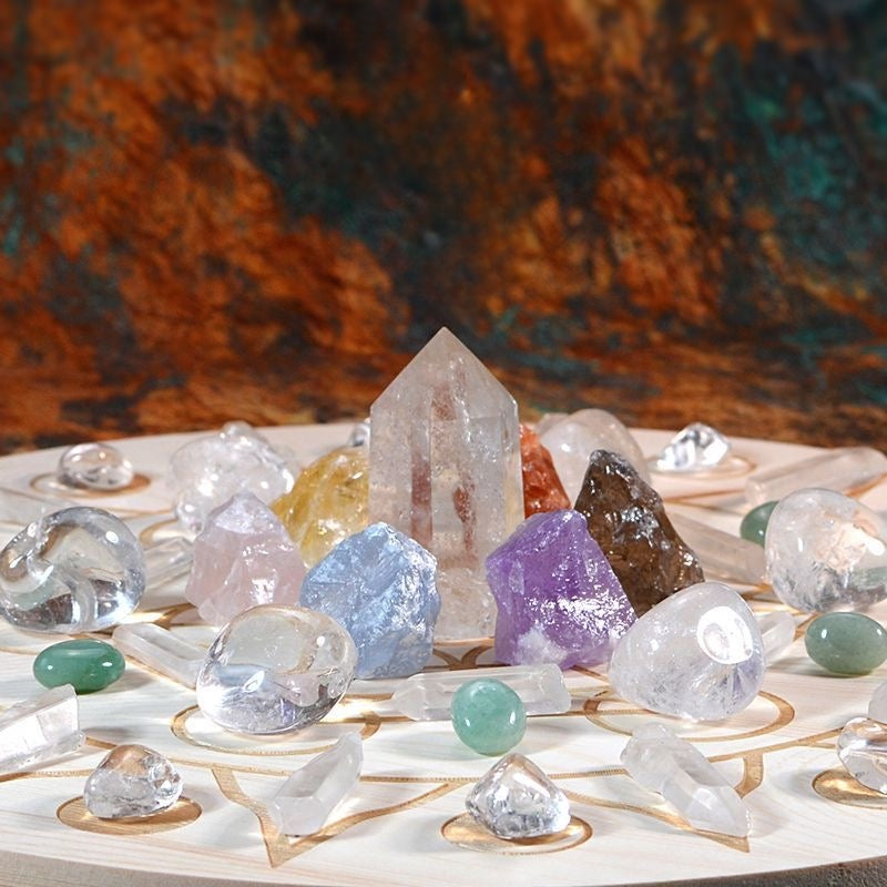 Wish Chakra Healing Crystal Grid