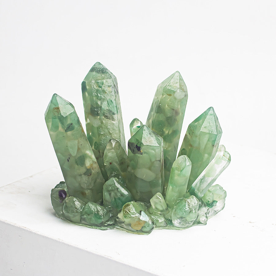 Natural Crystal Chip Drip Crystal Cluster